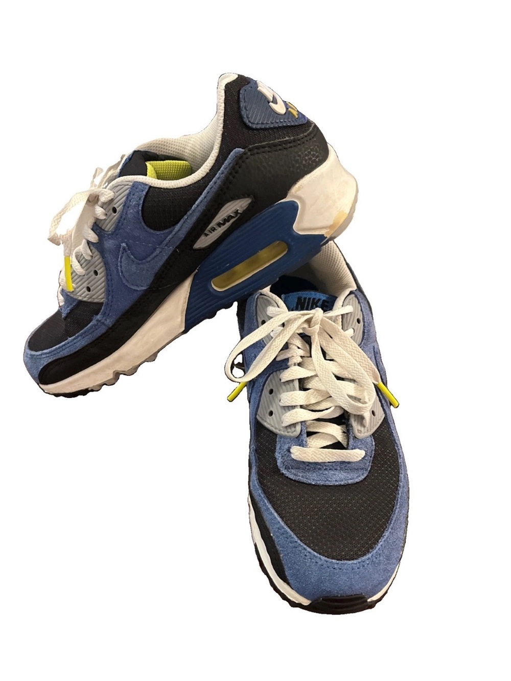 Nike Air Max 90 Atlantic Volt Blue/Black/Yellow Men’s 6.5 US DM0029-001